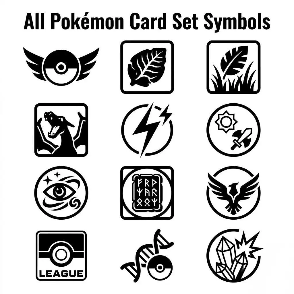 All Pokémon Card Set Symbols