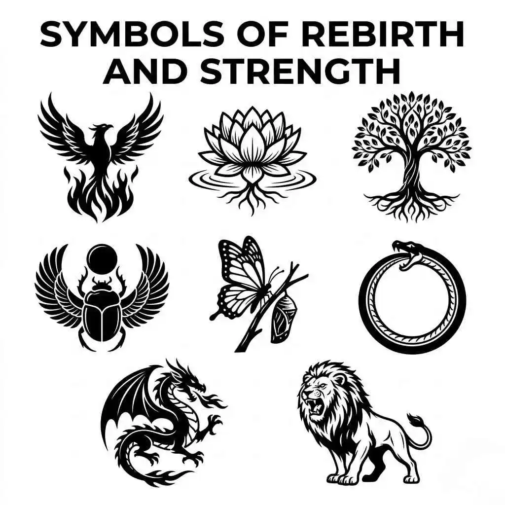 Symbols Of Rebirth And Strength