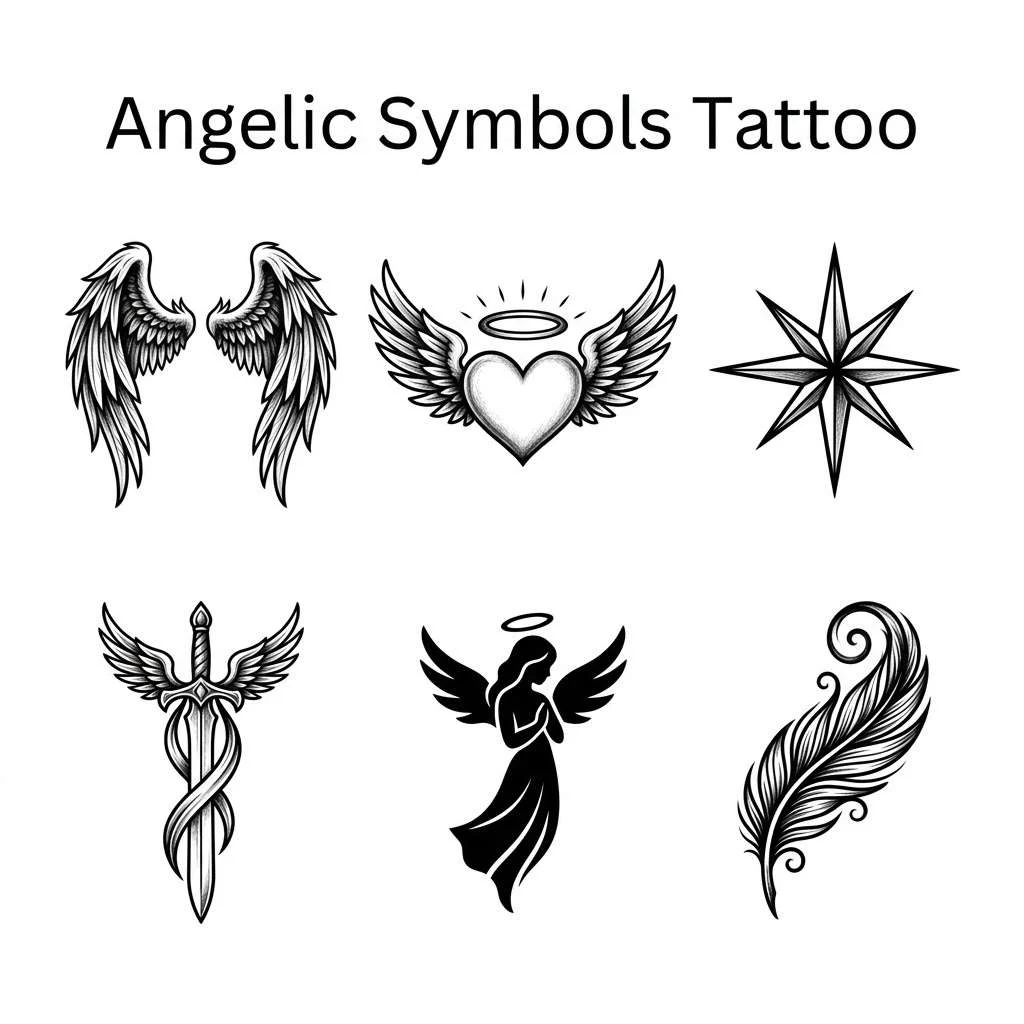 Angelic Symbols Tattoo