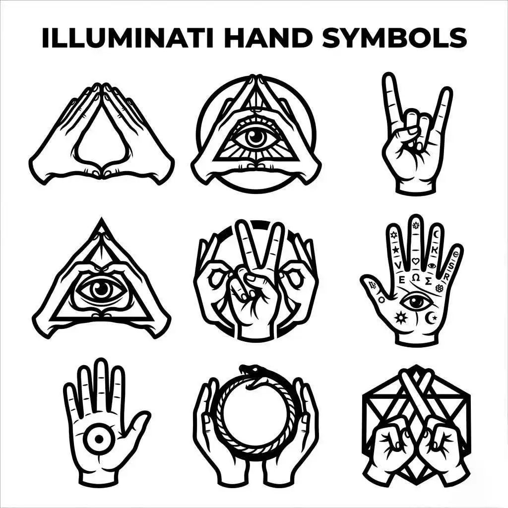 Illuminati Hand Symbols