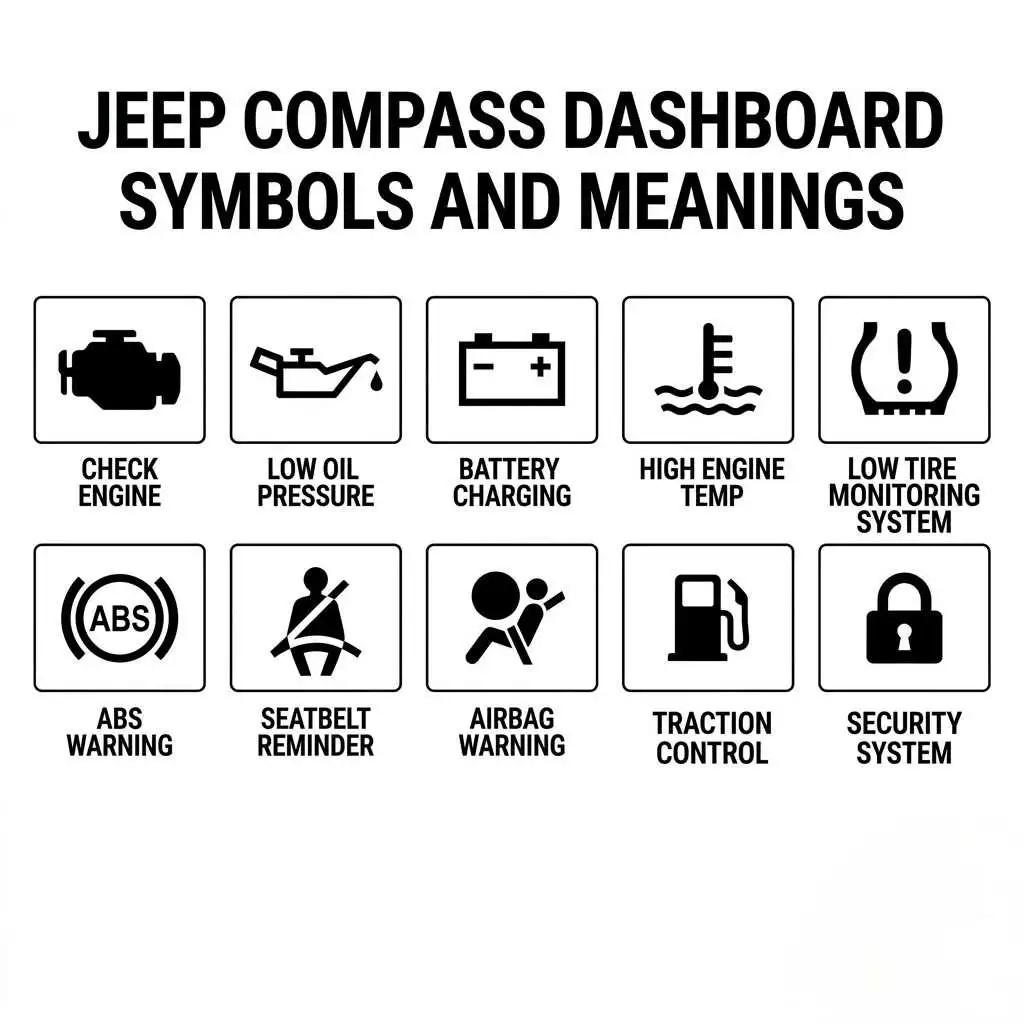 Jeep Compass Dashboard Symbols And Meanings