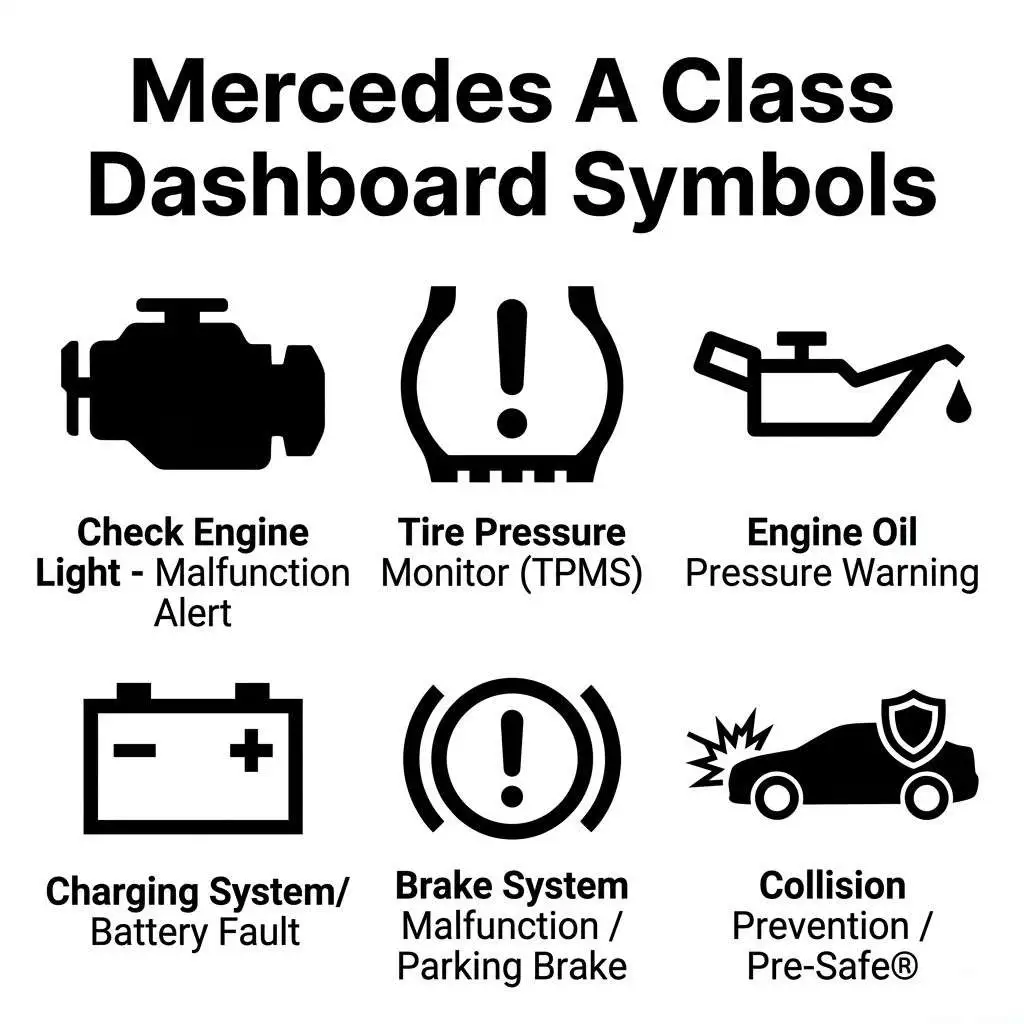 Mercedes A Class Dashboard Symbols