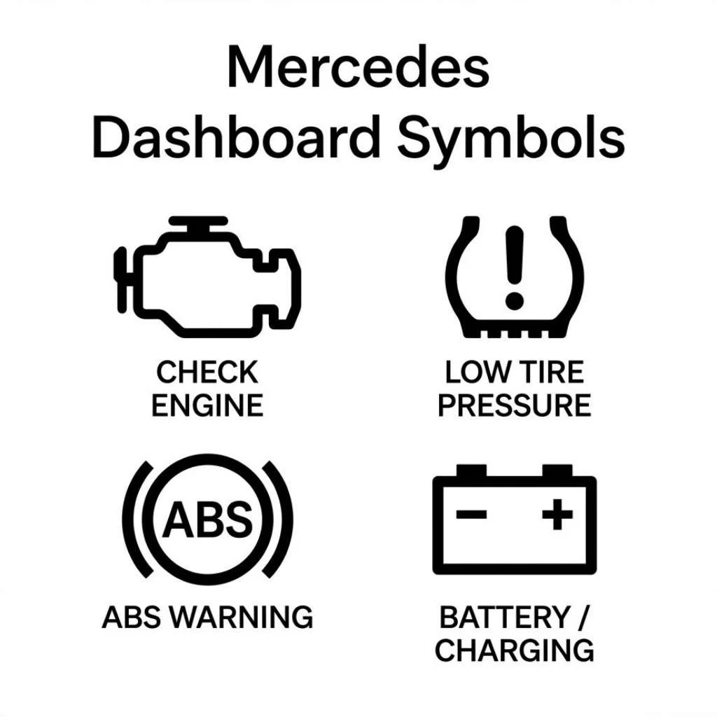 Mercedes Dashboard Symbols