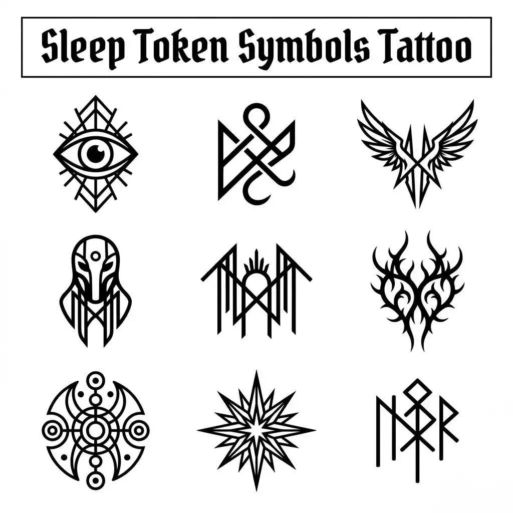 Sleep Token Symbols Tattoo