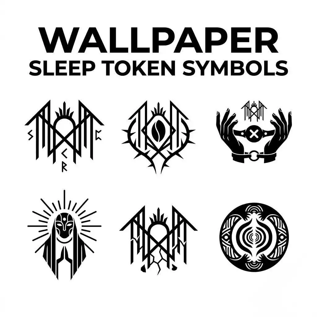 Wallpaper Sleep Token Symbols