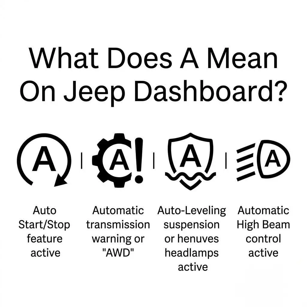 What Does A Mean On Jeep Dashboard