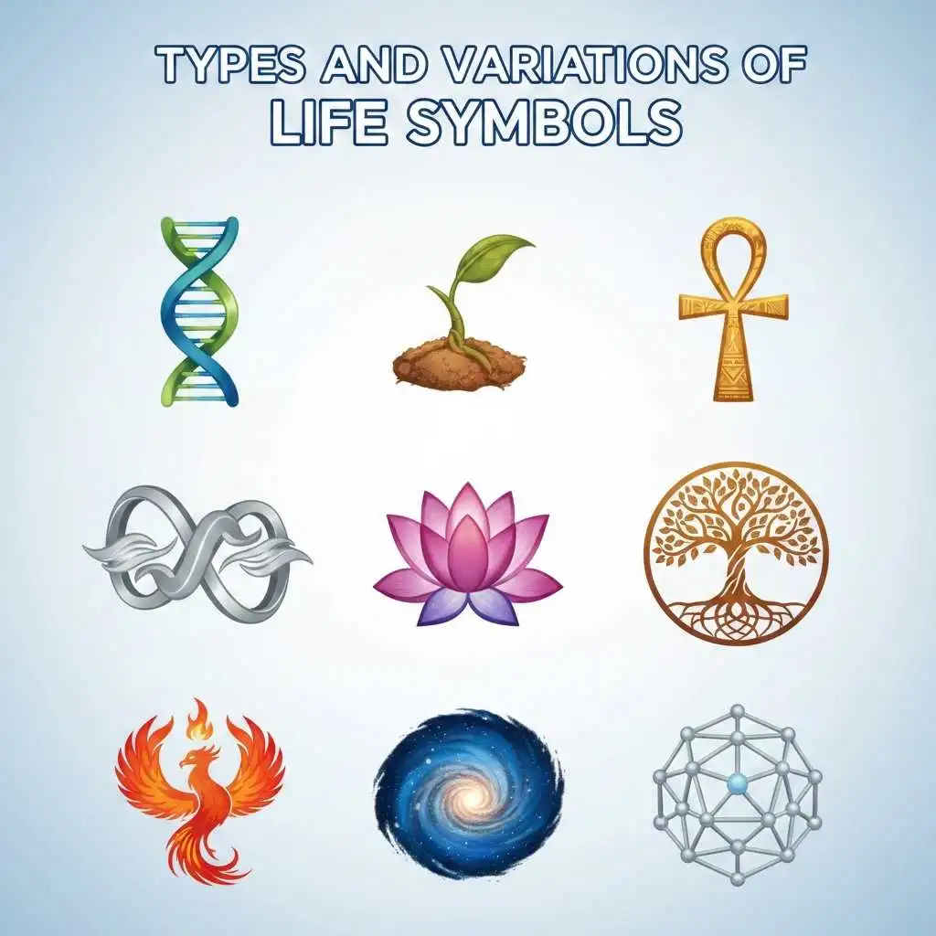 Types and Variations of Life Symbols
