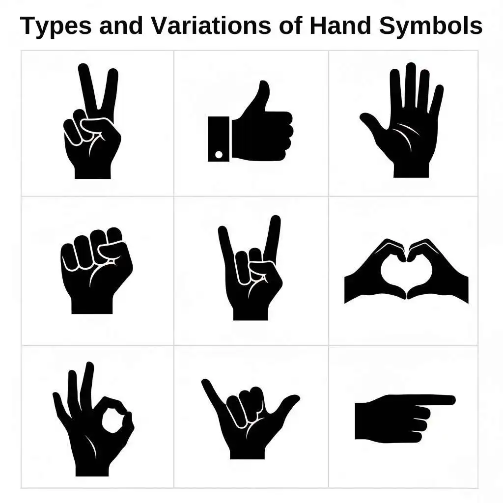 Types and Variations of Hand Symbols
