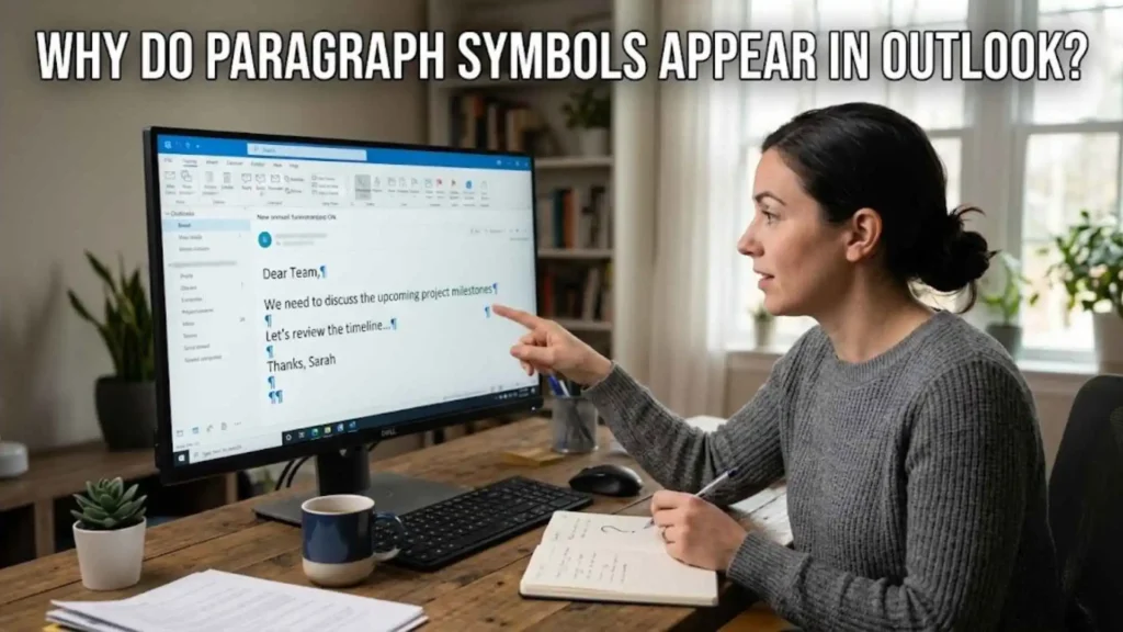 Why Do Paragraph Symbols Appear In Outlook