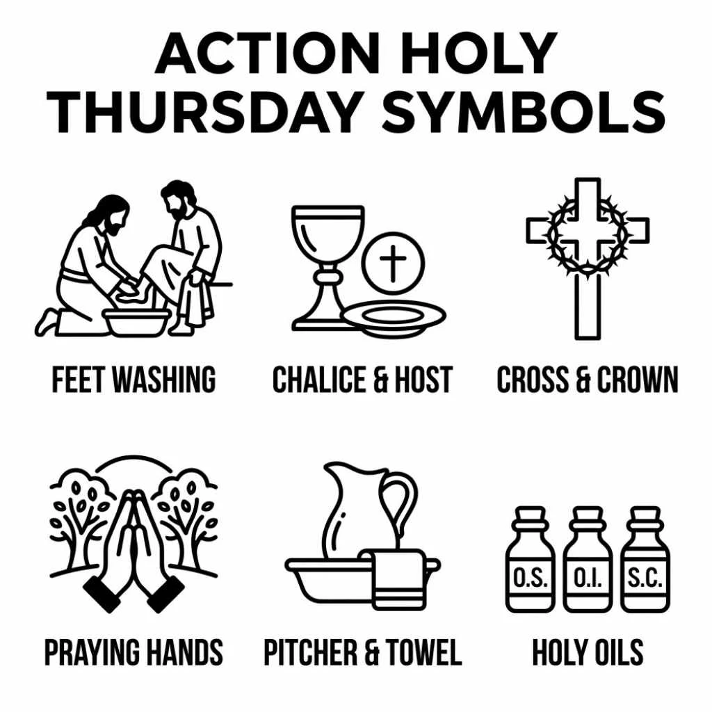 Action Holy Thursday Symbols