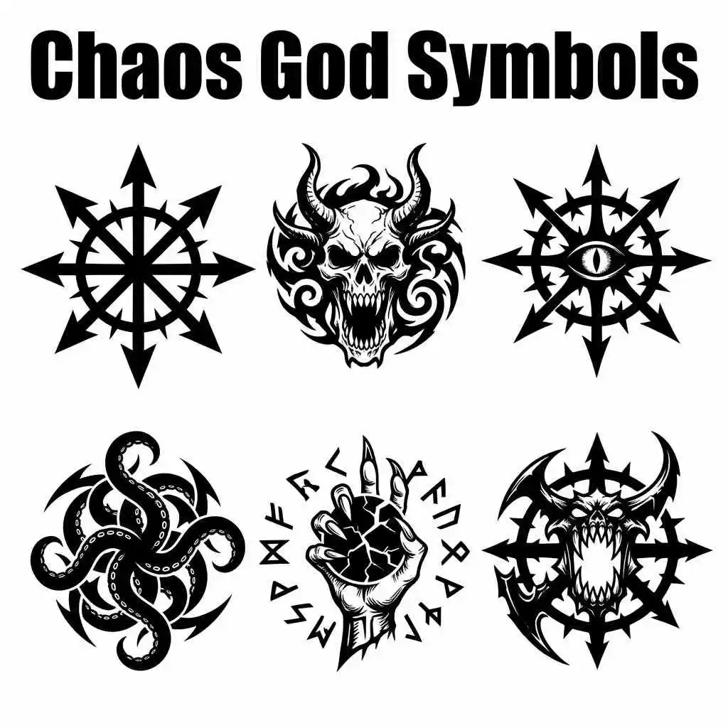 Chaos God Symbols