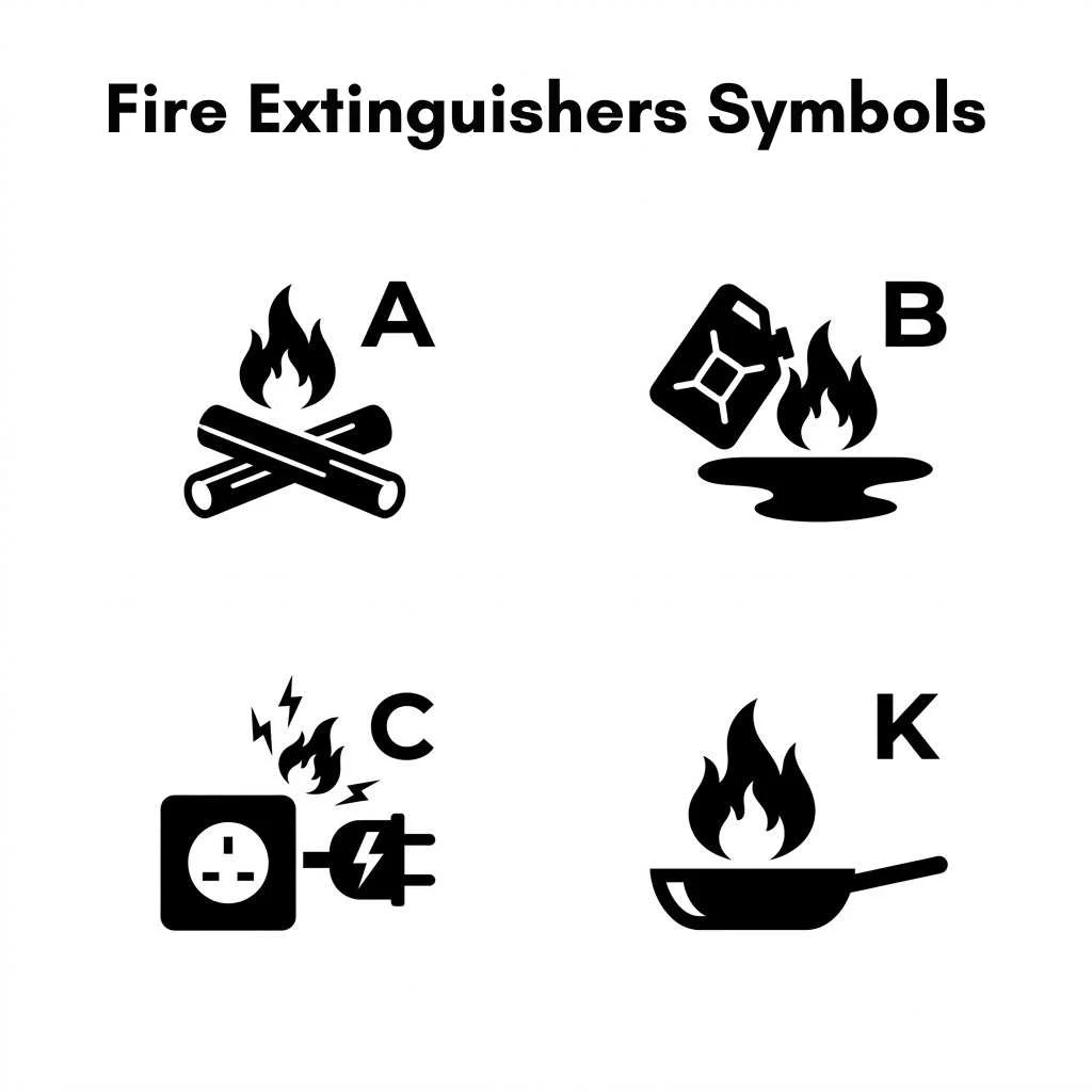 Fire Extinguishers Symbols