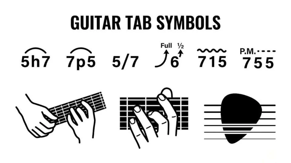 Guitar Tab Symbols
