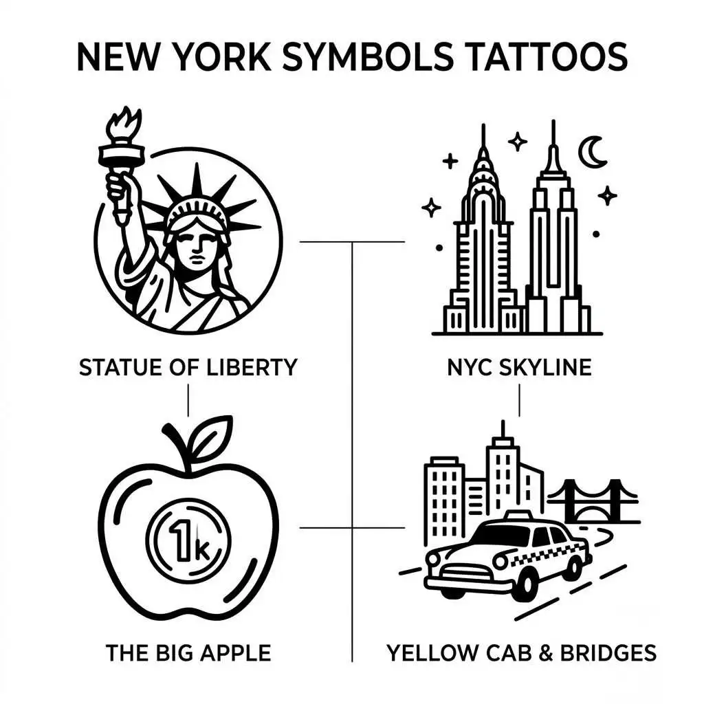 New York Symbols Tattoos