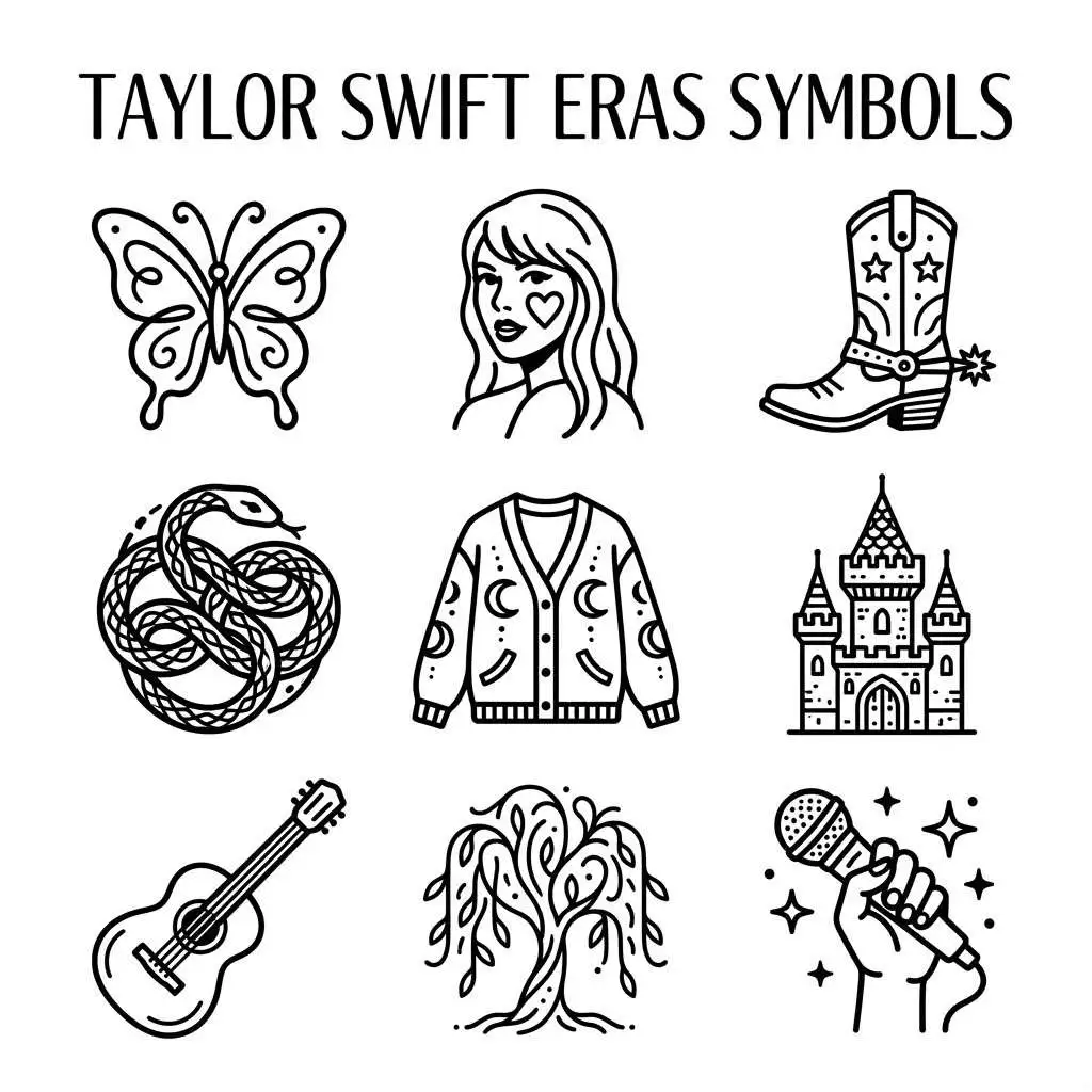 Taylor Swift Eras Symbols