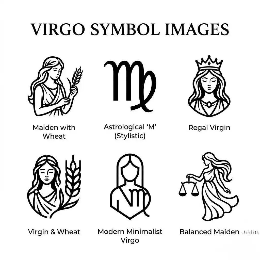 Virgo Symbol Images