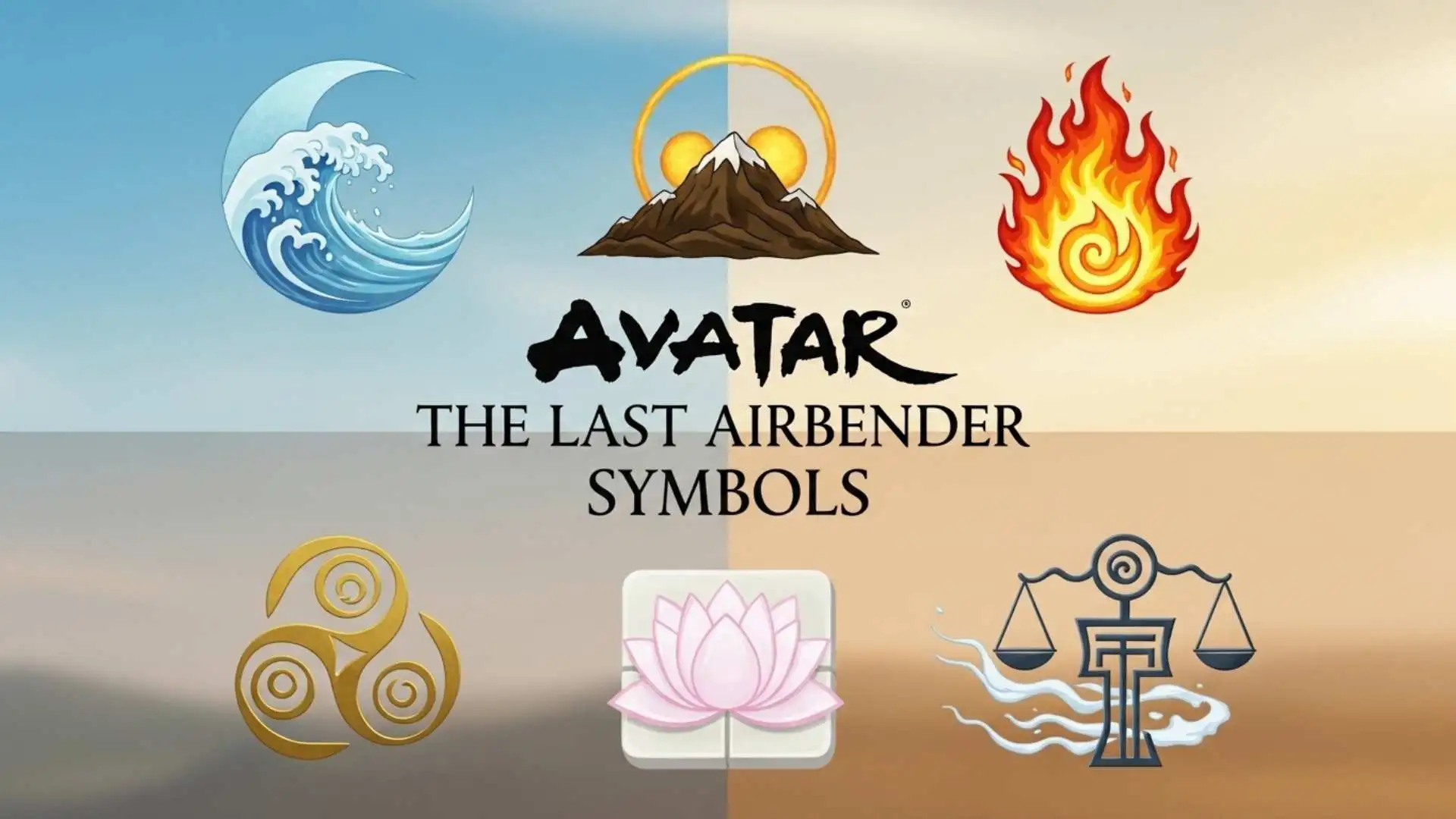 Avatar The Last Airbender Symbols