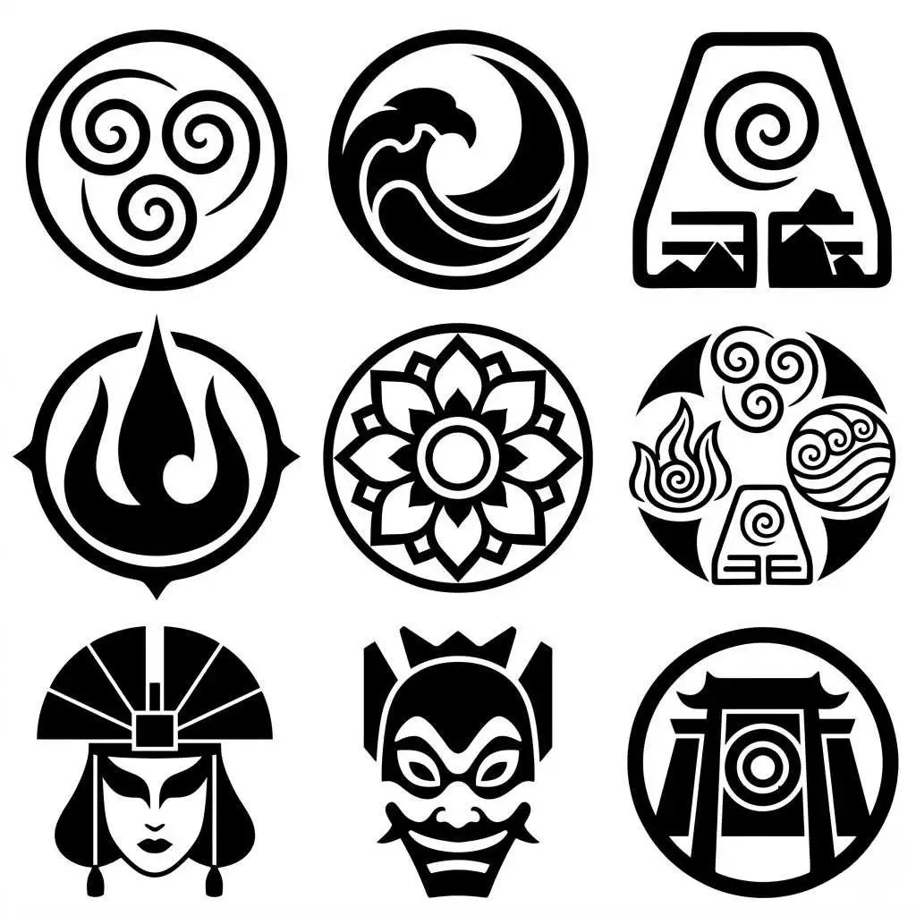 Avatar The Last Airbender Symbols