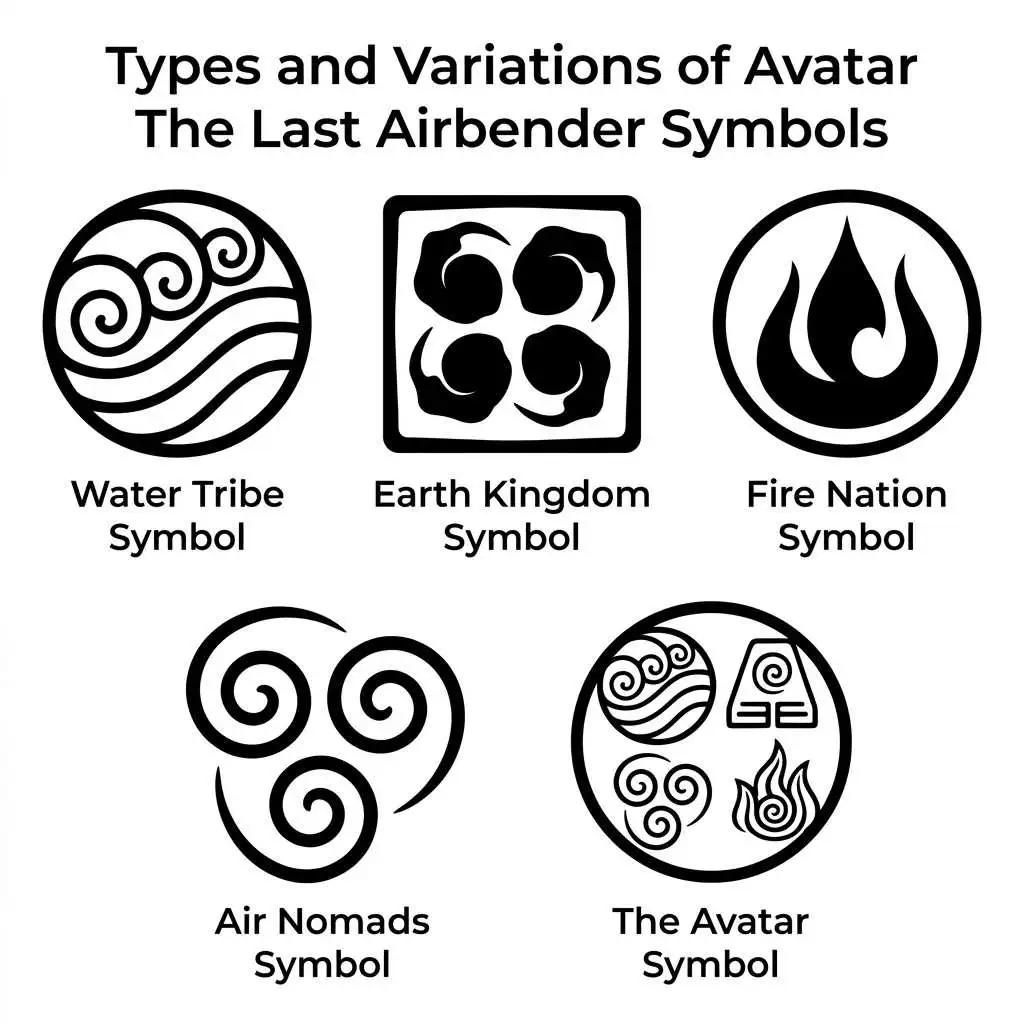 Avatar The Last Airbender Symbols