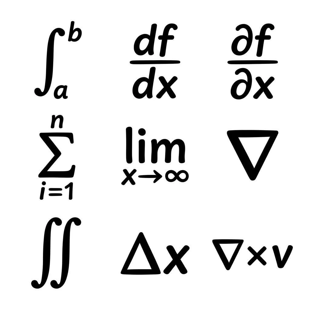 Calculus Symbols