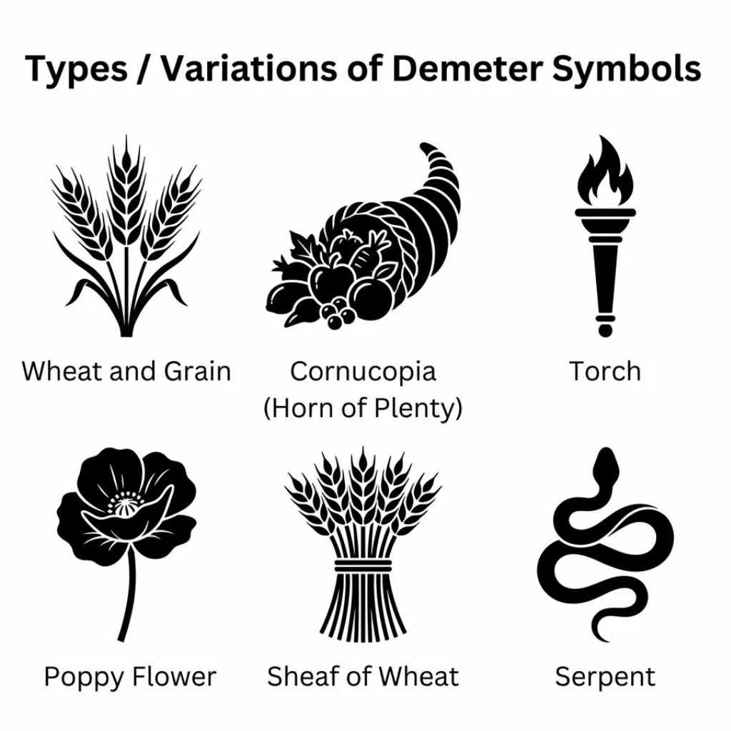 Types of Demeter Symbols