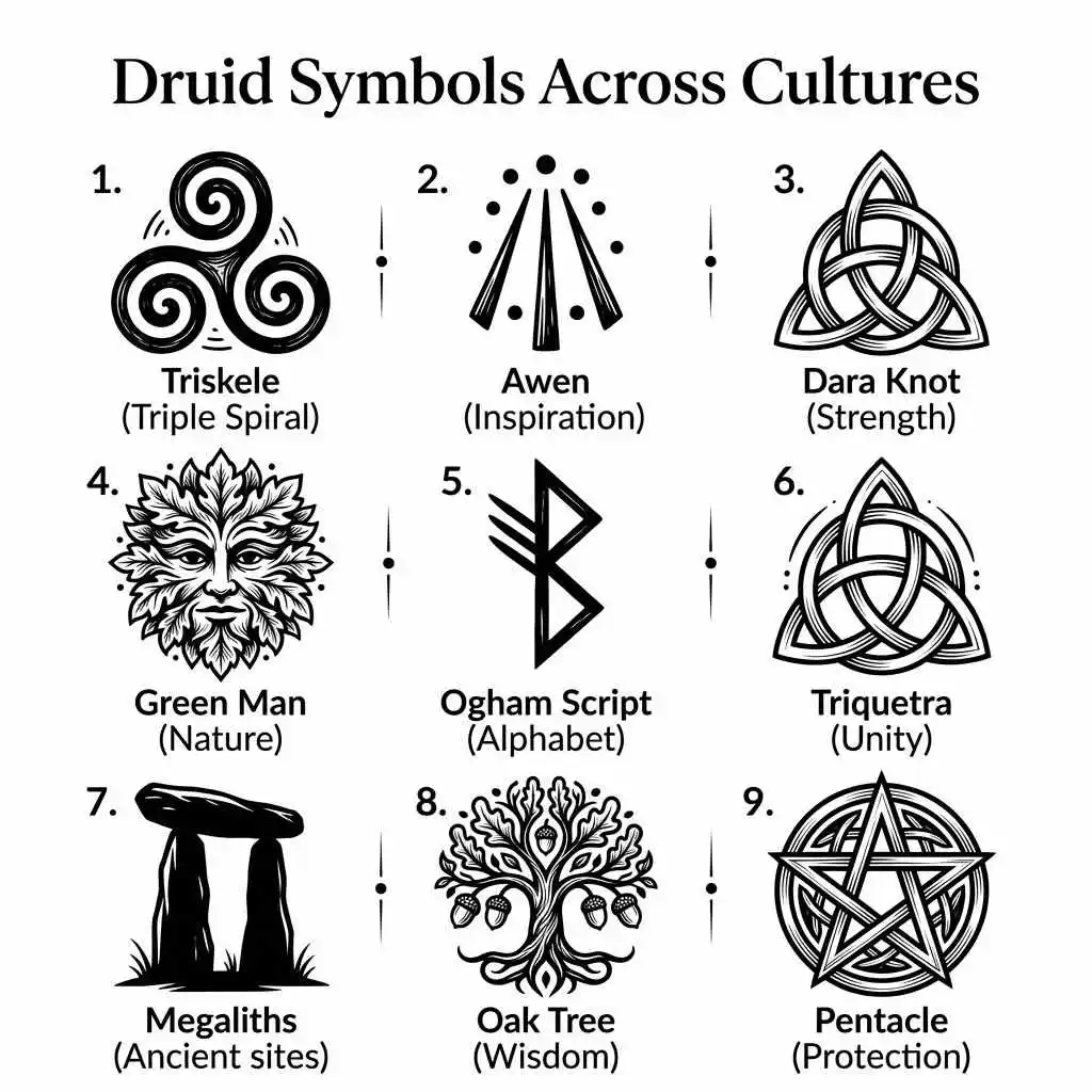 Druid Symbols Across Cultures