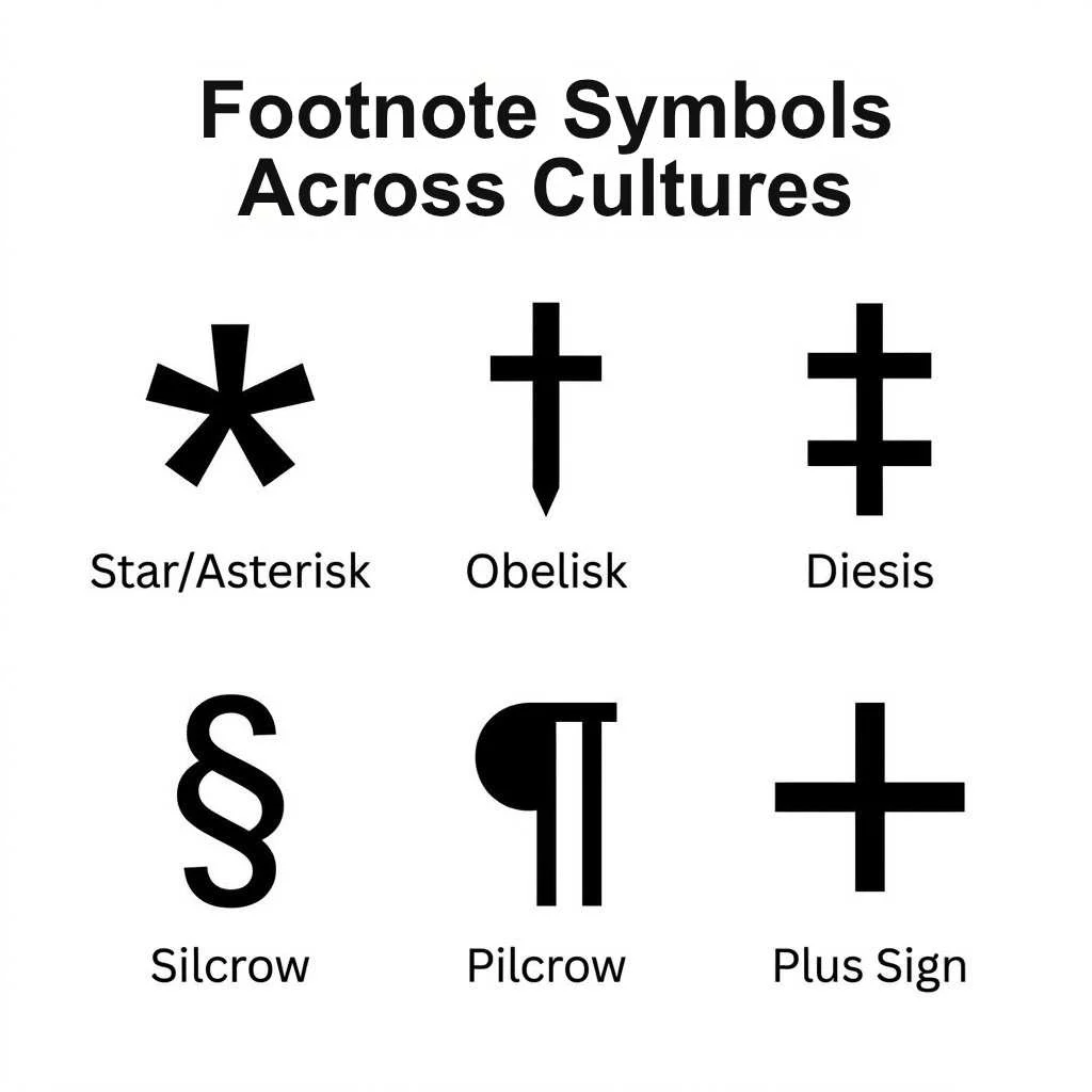 Footnote Symbols Across Cultures