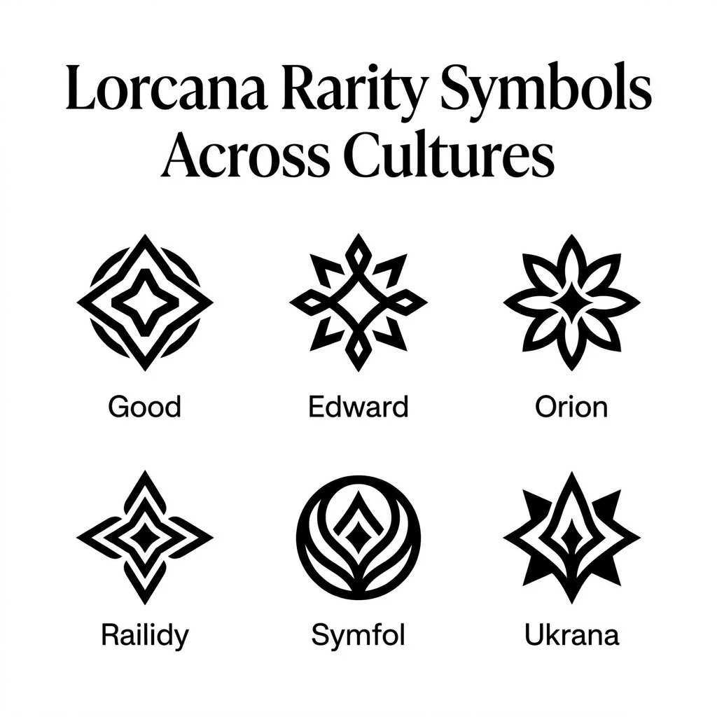 Lorcana Rarity Symbols