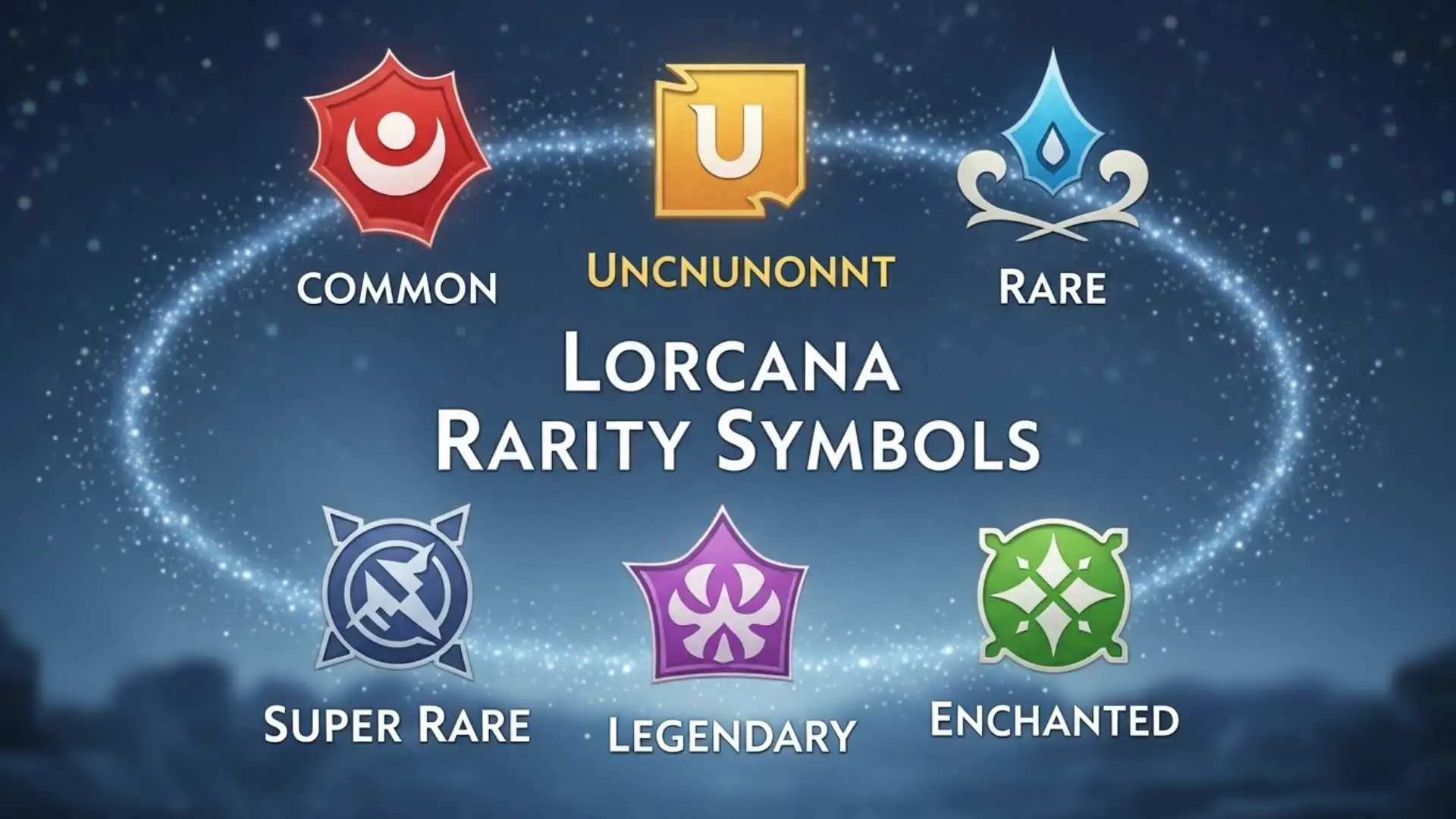 Lorcana Rarity Symbols