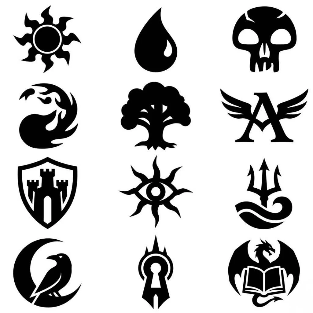 Magic the gathering symbols