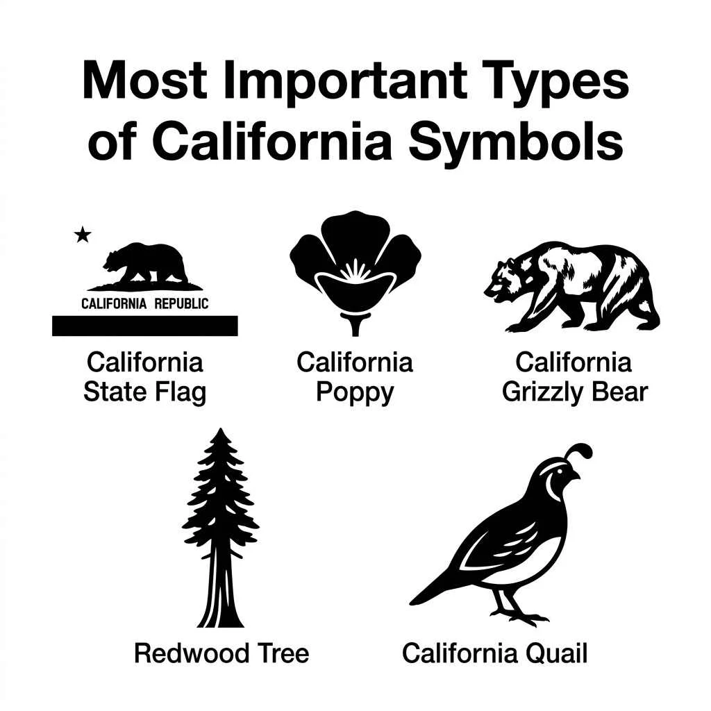 Most Important Types of California Symbols