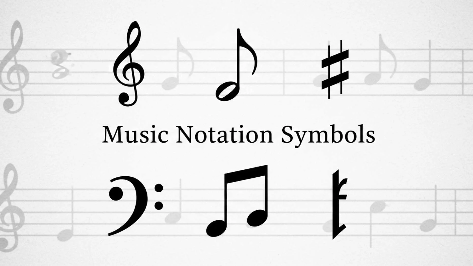 Music Notation Symbols