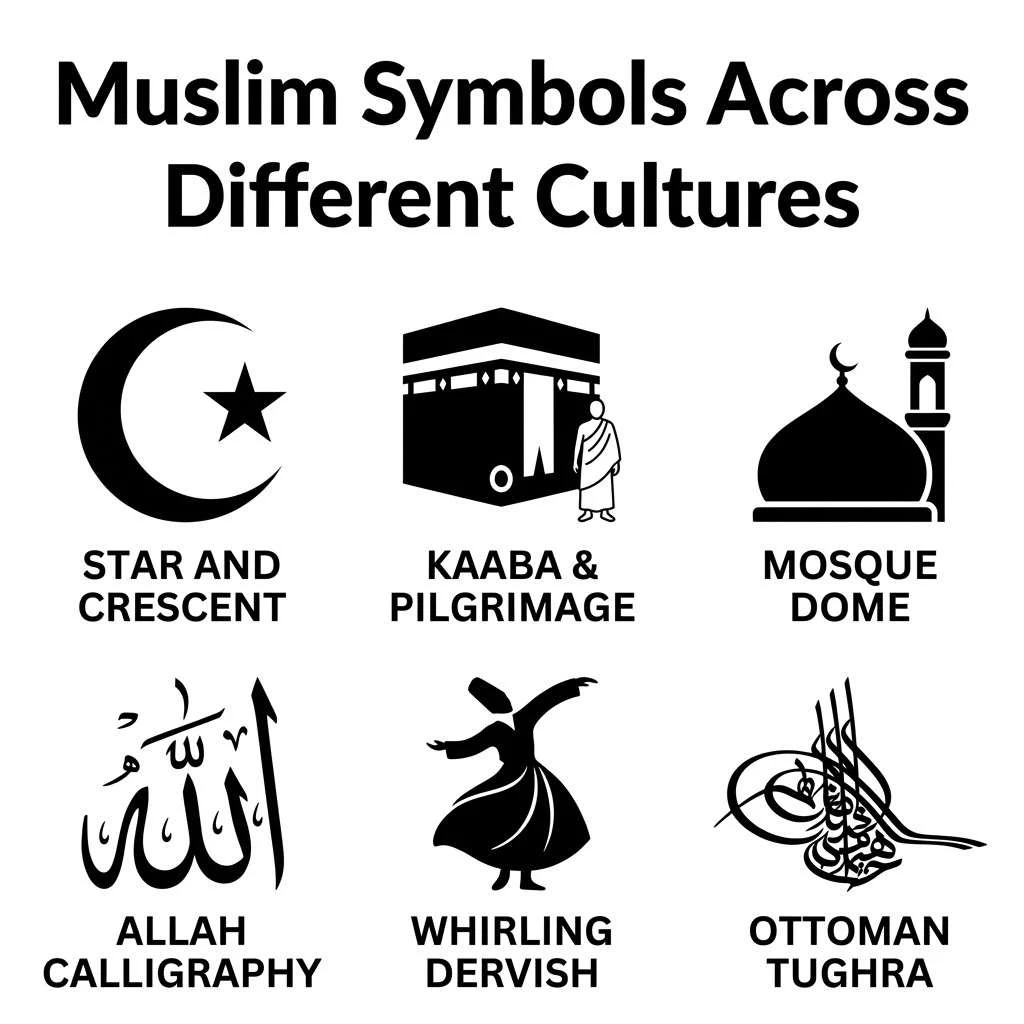 Muslim Symbols Across Different Cultures