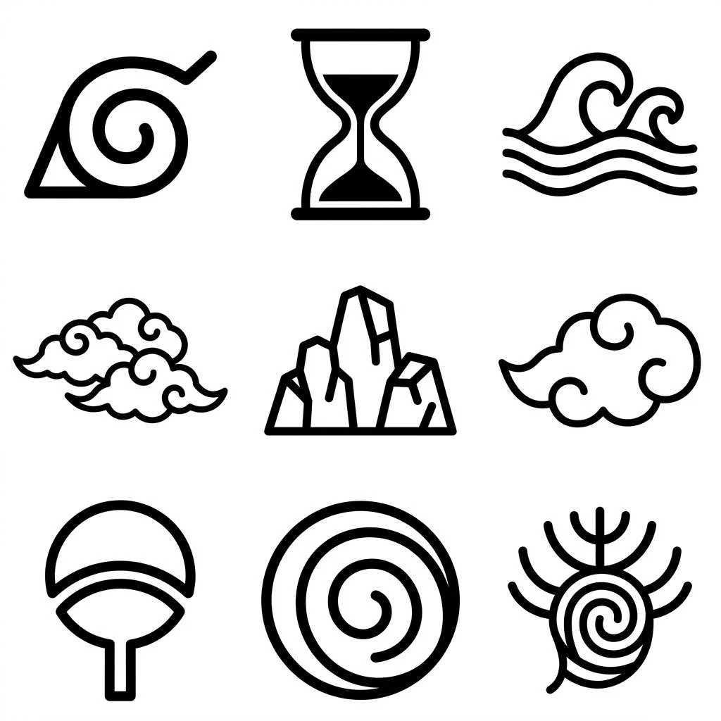 Naruto Symbols 