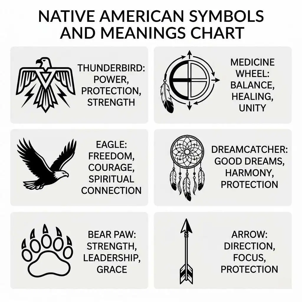 Native American Symbols And Meanings Chart