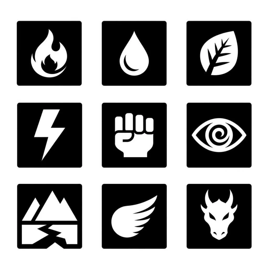Pokemon Type Symbols