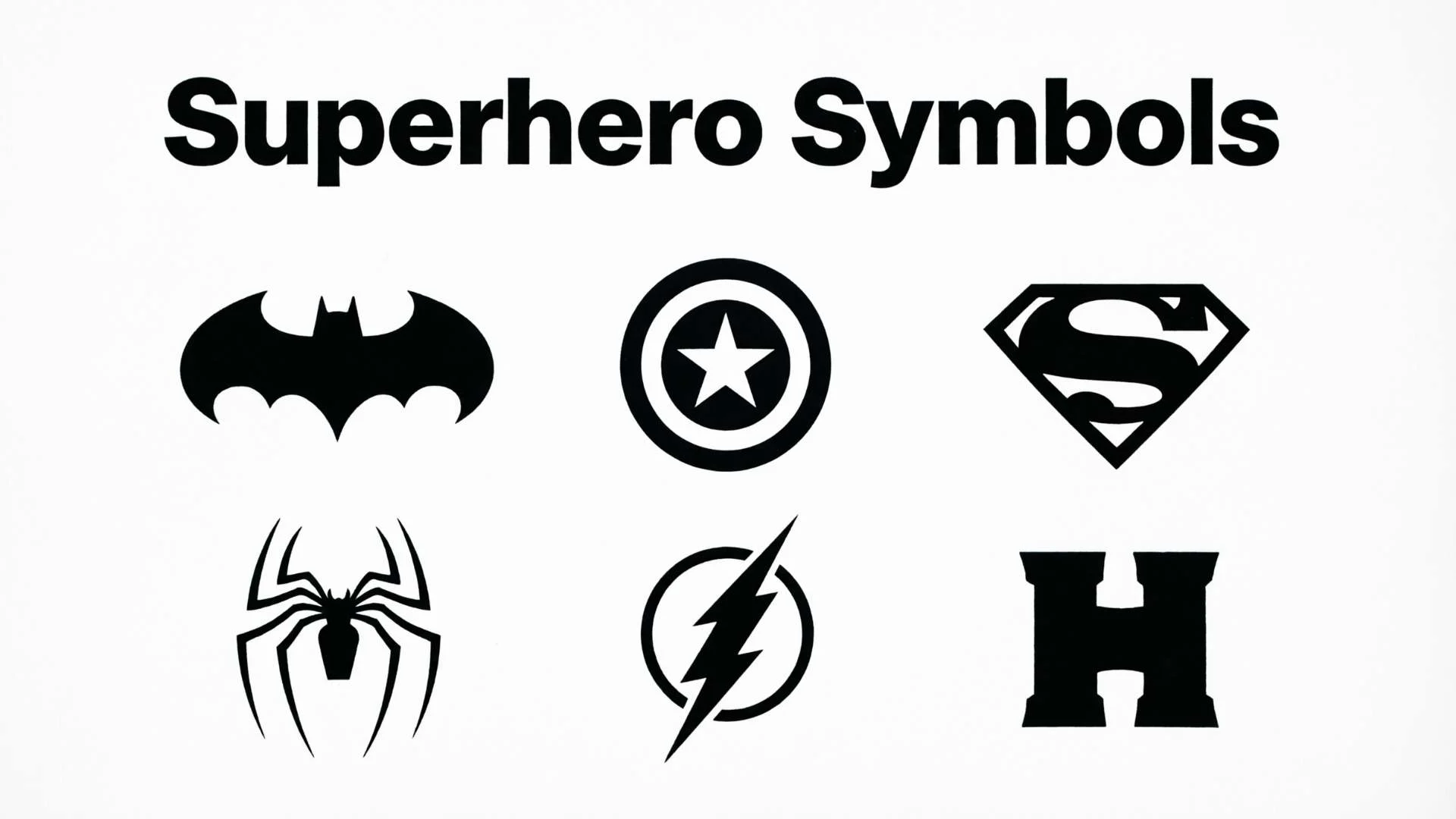 Superhero Symbols
