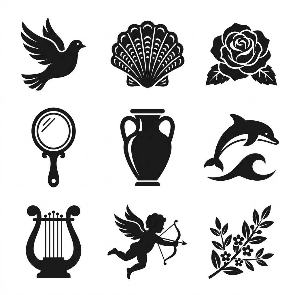 Symbols of Aphrodite 