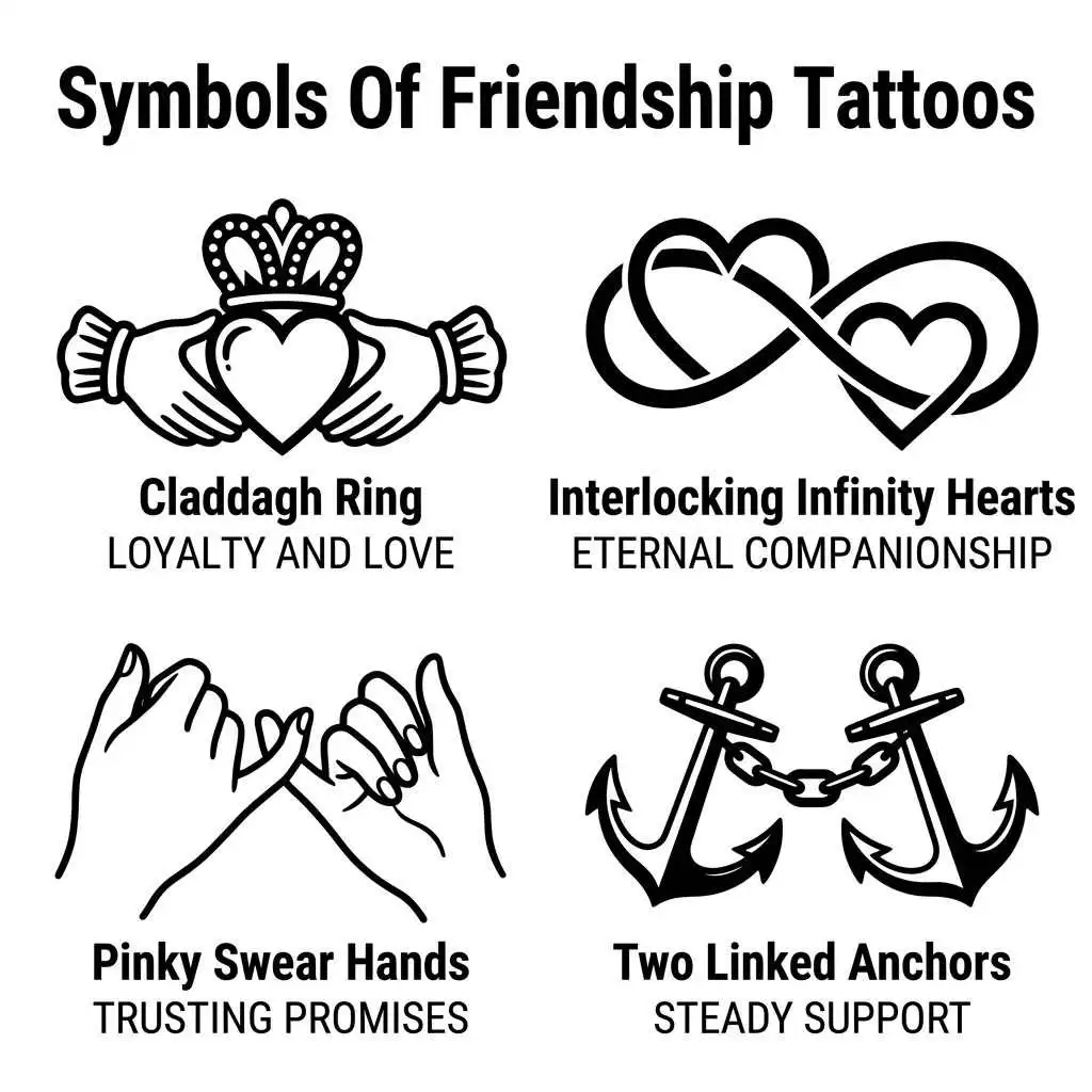Symbols Of Friendship Tattoos