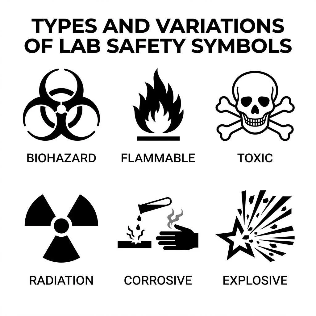 Types and Variations of Lab Safety Symbols