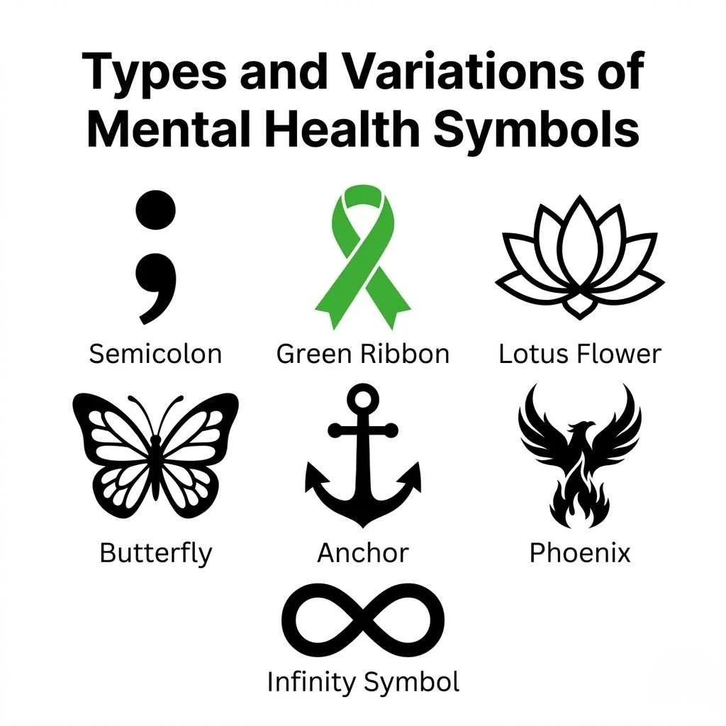 Types and Variations of Mental Health Symbols