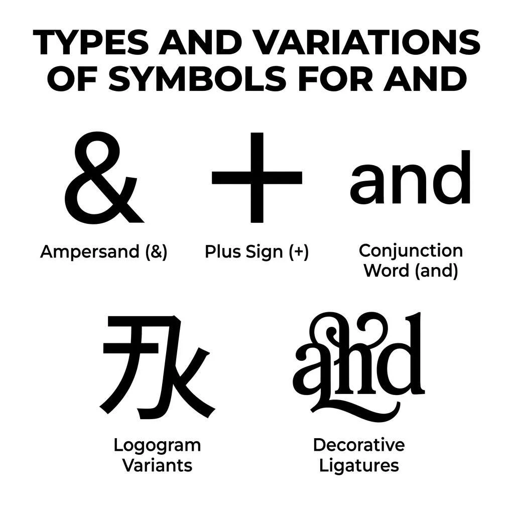 Types and Variations of Symbols for And