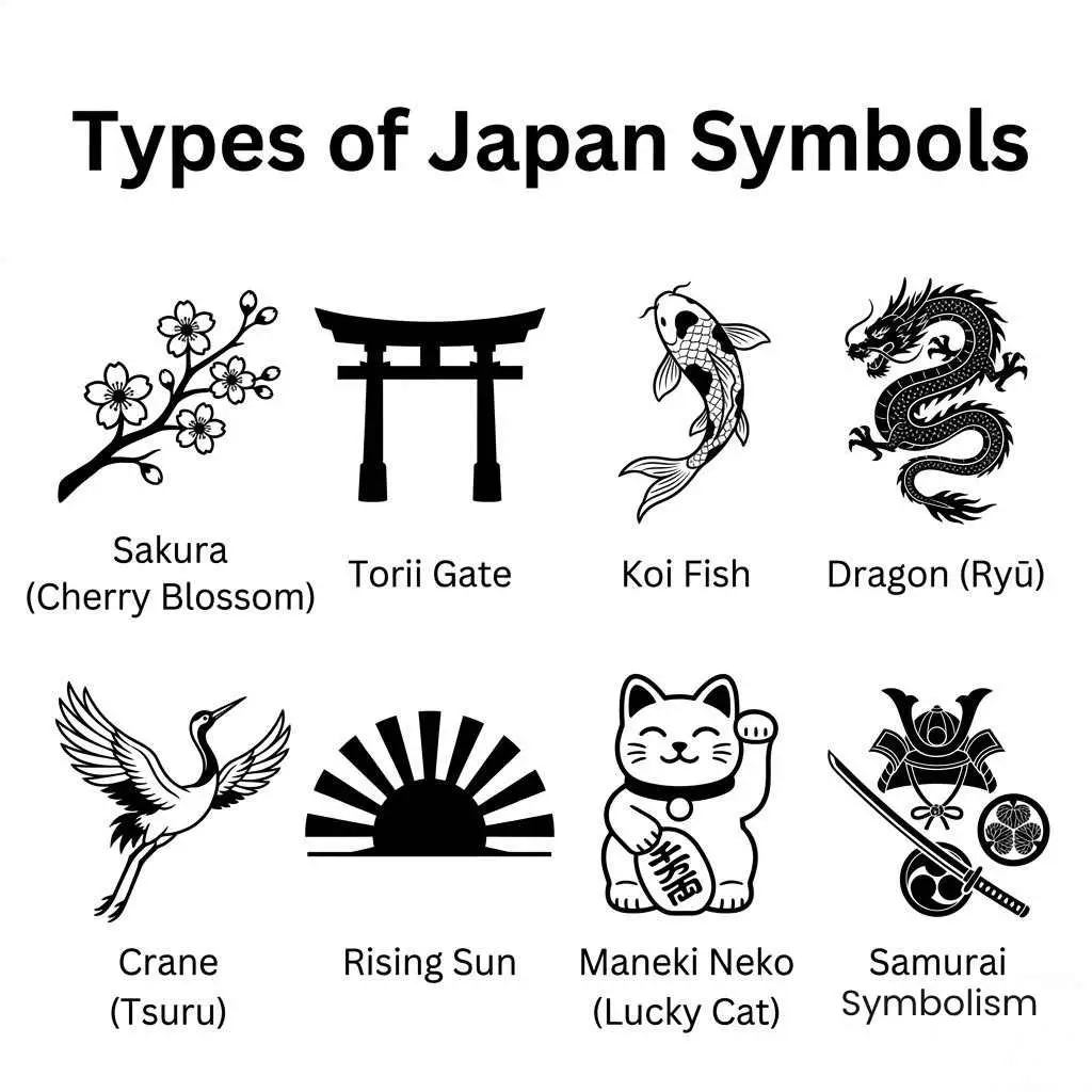 Types of Japan Symbols