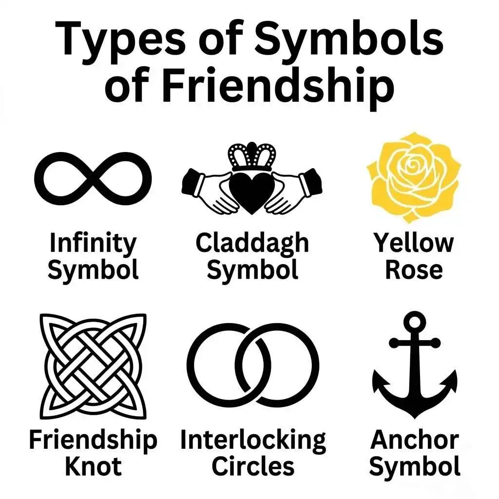 Types of Symbols of Friendship