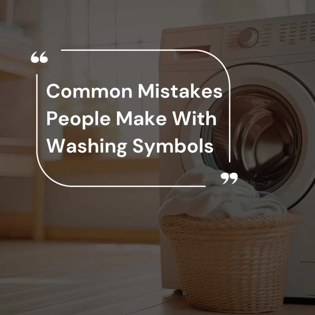 Washing Machine Symbols Meaning