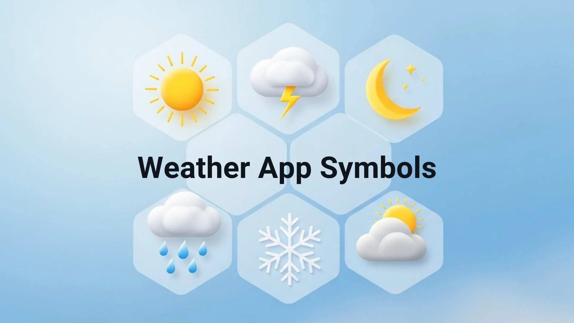 Weather App Symbols