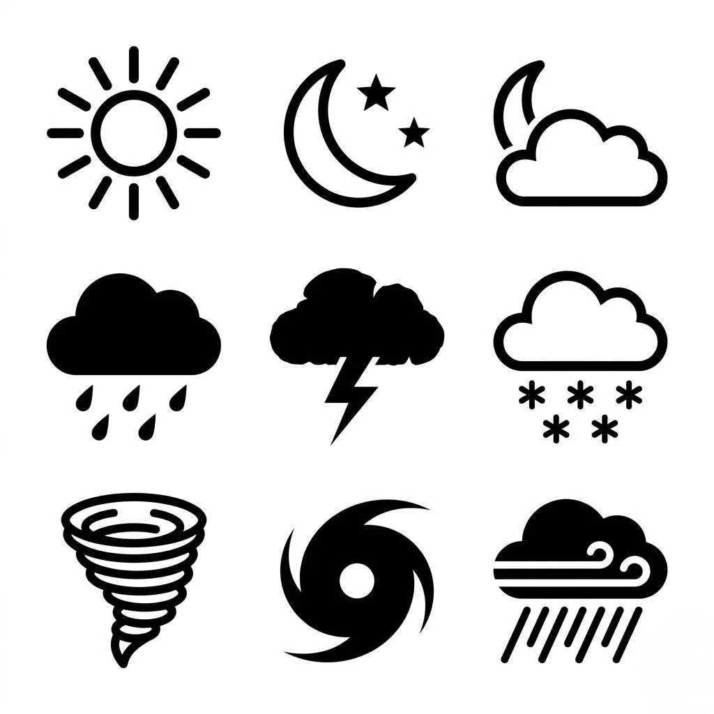 Weather Symbols Chart
