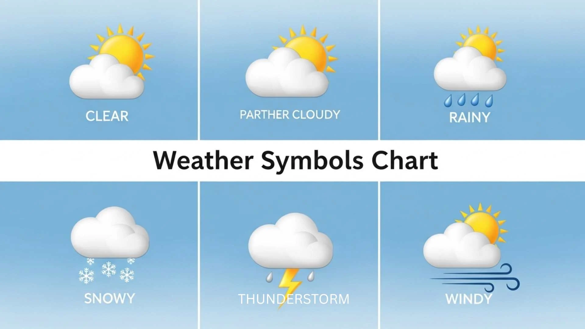 Easy Weather Symbols Chart For Accurate Weather Understanding