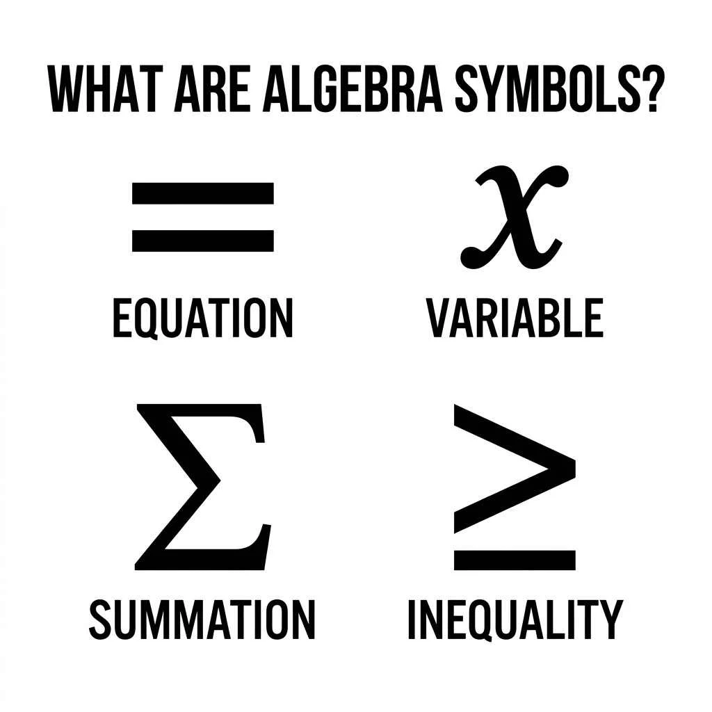 What Are Algebra Symbols