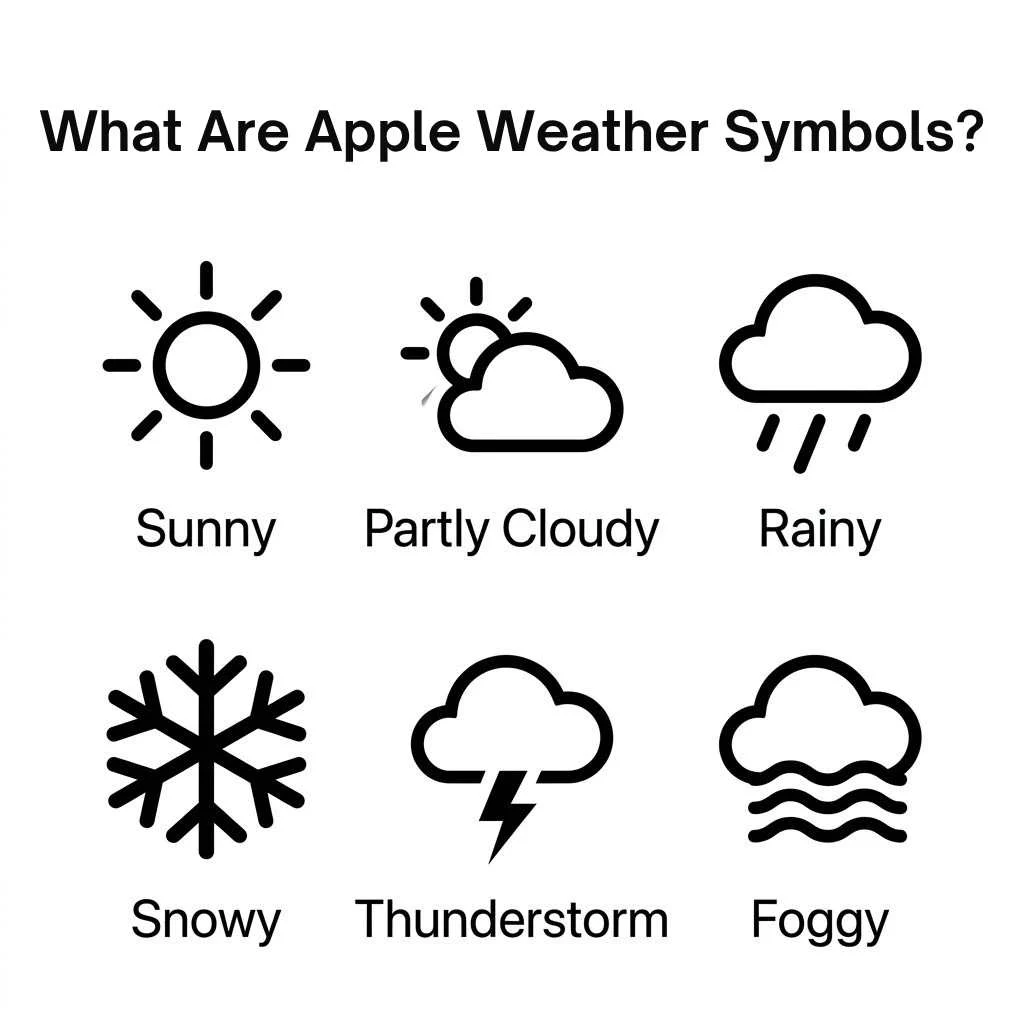 What Are Apple Weather Symbols